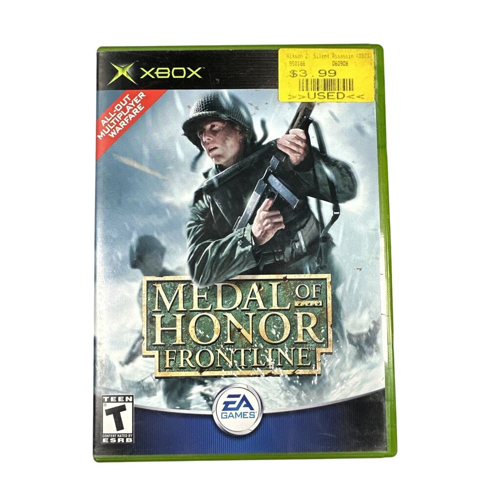 Medal of Honor: Frontline (Microsoft Xbox, 2002) Authentic, CIB, Tested